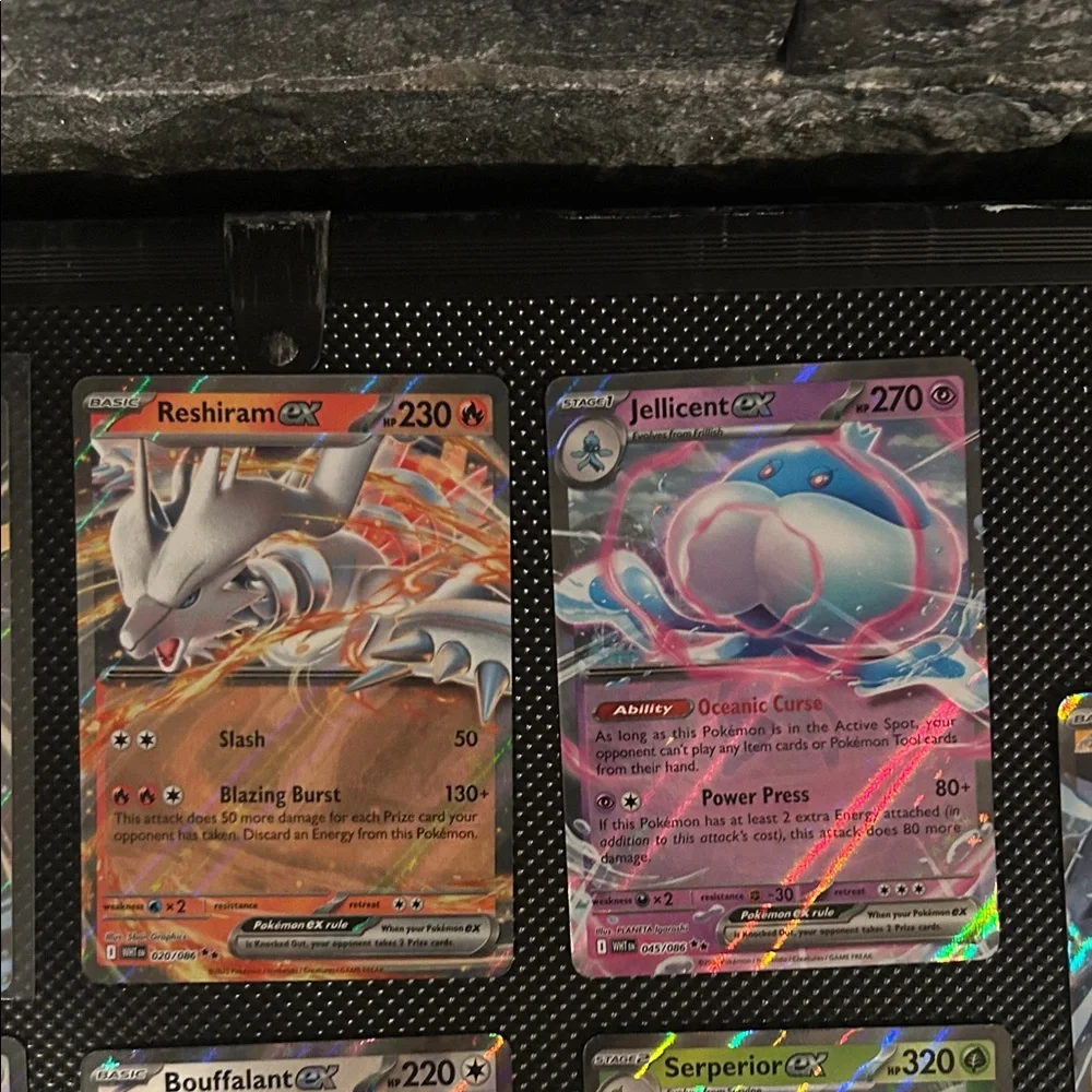 Pokemon EX lot of 9‎ Holo cards from Black Bolt/White Flare Set M/NM